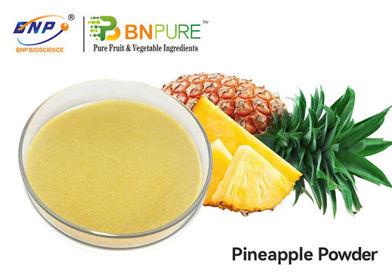 Piña Juice Powder de Comosus de la piña del suplemento del polvo de la legumbre de fruta del BNP