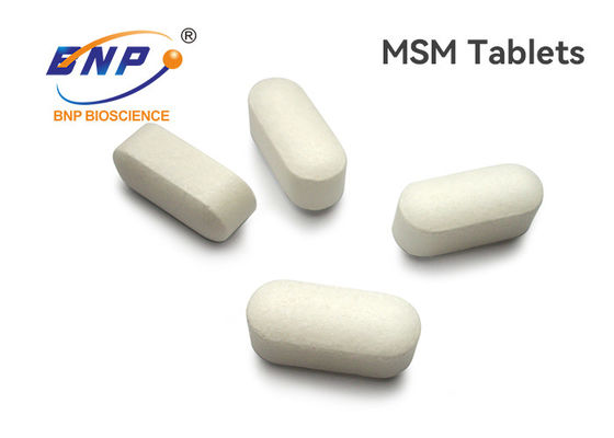 Metano Sulfonyl metílico Msm 1500mg del suplemento del OEM de las tabletas revestidas