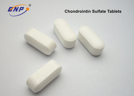 El sulfato de la condroitina del sulfato de la glucosamina hace tabletas 1500mg blanco