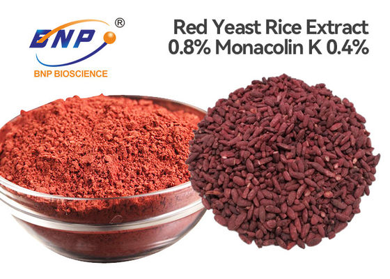 El arroz rojo Monascus Purpureus de la levadura del BNP extrae 0,4% Monacolin-K
