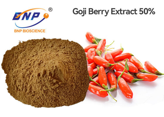 Polisacárido de la malla el 50% de Berry Wolfberry Extract Powder 80 del Lycium
