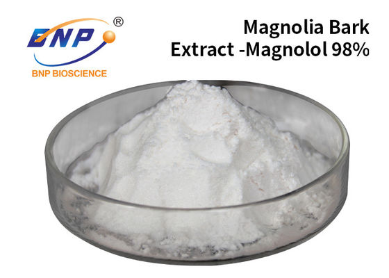 El extracto popular Magnolol Honokiol de la corteza de la magnolia de los suplementos pulveriza blanco