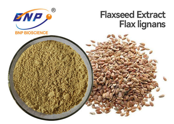 El extracto amarillo de la planta de Brown pulveriza el extracto de la linaza de Lignans el 10% del lino
